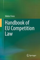 book Handbook of EU Competition Law