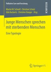 book Junge Menschen sprechen mit sterbenden Menschen: Eine Typologie