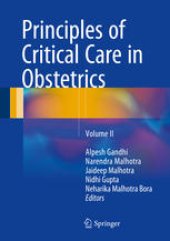 book Principles of Critical Care in Obstetrics: Volume II