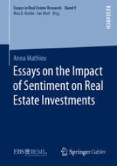 book Essays on the Impact of Sentiment on Real Estate Investments