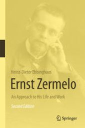 book Ernst Zermelo: An Approach to His Life and Work