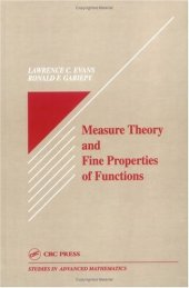 book Measure theory and fine properties of functions