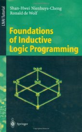 book Foundations of Inductive Logic Programming