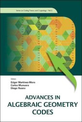 book Advances in algebraic geometry codes