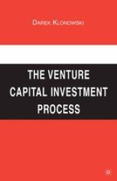 book The Venture Capital Investment Process