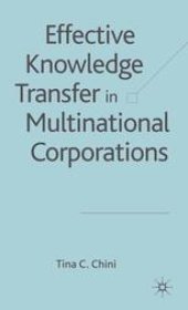 book Effective Knowledge Transfer in Multinational Corporations