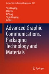 book Advanced Graphic Communications, Packaging Technology and Materials