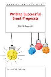book Writing Successful Grant Proposals