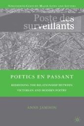 book Poetics En Passant: Redefining the Relationship Between Victorian and Modern Poetry