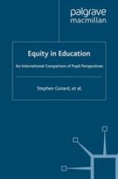 book Equity in Education: An International Comparison of Pupil Perspectives