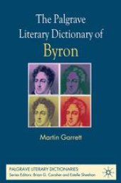 book The Palgrave Literary Dictionary of Byron