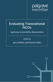 book Evaluating Transnational NGOs: Legitimacy, Accountability, Representation