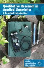 book Qualitative Research in Applied Linguistics: A Practical Introduction