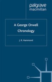 book A George Orwell Chronology