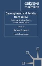 book Development and Politics from Below: Exploring Religious Spaces in the African State