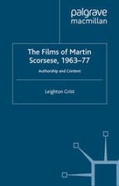 book The Films of Martin Scorsese, 1963–77: Authorship and Context