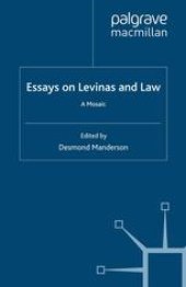 book Essays on Levinas and Law: A Mosaic