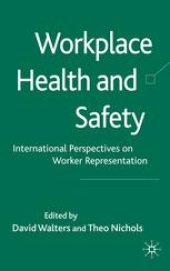 book Workplace Health and Safety: International Perspectives on Worker Representation