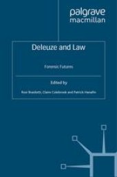 book Deleuze and Law: Forensic Futures