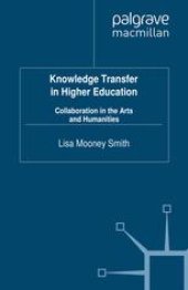 book Knowledge Transfer in Higher Education: Collaboration in the Arts and Humanities