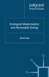 book Ecological Modernisation and Renewable Energy