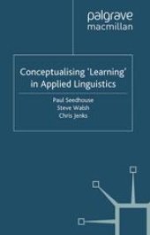 book Conceptualising ‘Learning’ in Applied Linguistics