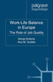 book Work-Life Balance in Europe: The Role of Job Quality