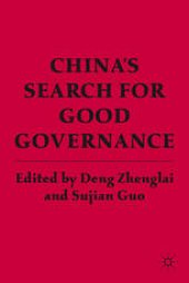 book China’s Search for Good Governance