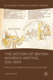 book The History of British Women’s Writing, 700–1500: Volume One