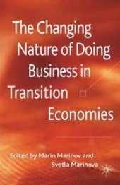 book The Changing Nature of Doing Business in Transition Economies