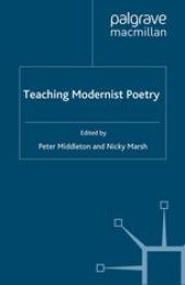 book Teaching Modernist Poetry