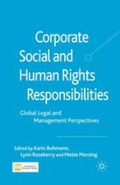 book Corporate Social and Human Rights Responsibilities: Global Legal and Management Perspectives