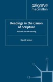 book Readings in the Canon of Scripture: Written for our Learning