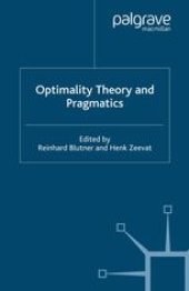 book Optimality Theory and Pragmatics