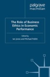 book The Role of Business Ethics in Economic Performance