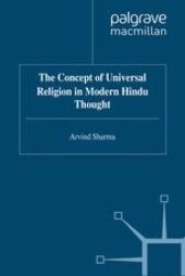 book The Concept of Universal Religion in Modern Hindu Thought