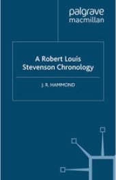 book A Robert Louis Stevenson Chronology