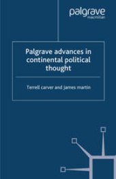 book Palgrave Advances in Continental Political Thought