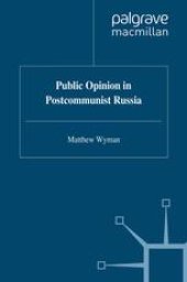 book Public Opinion in Postcommunist Russia