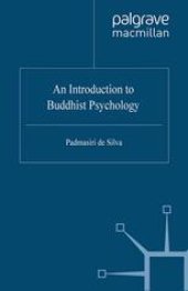 book An Introduction to Buddhist Psychology