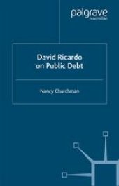 book David Ricardo on Public Debt