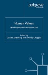 book Human Values: New Essays on Ethics and Natural Law