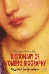 book Dictionary of Women’s Biography