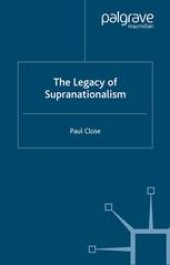 book The Legacy of Supranationalism