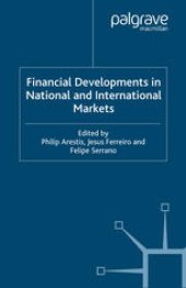 book Financial Developments in National and International Markets