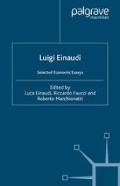 book Luigi Einaudi: Selected Economic Essays