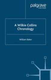 book A Wilkie Collins Chronology