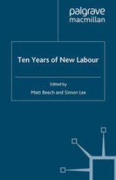 book Ten Years of New Labour