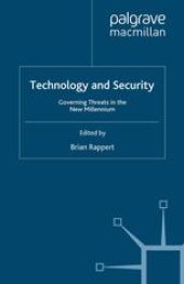 book Technology and Security: Governing Threats in the New Millennium