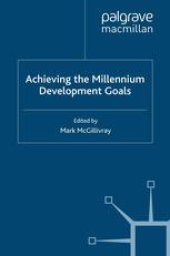 book Achieving the Millennium Development Goals